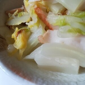 白菜とちくわの煮物